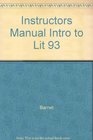 Instructors Manual Intro to Lit 93