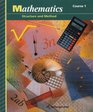 Mathematics Structure and Method Course 1