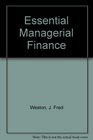 Essential Managerial Finance
