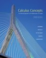 Calculus Concepts An Informal Approach to the Mathematics of Change