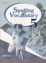Spelling  Vocabulary 5