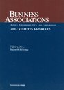 Business AssociationsAgency Partnerships LLCs and Corporations Statutes and Rules 2012