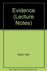Evidence Lecture Notes