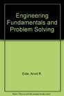 Engineering Fundamentals and Problem Solving