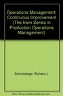 Operations Management Continuous Improvement