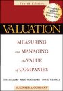 Valuation Measuring and Managing the Value of Companies Fourth Edition