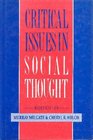 Critical Issues in Social Thought