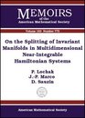 On the Splitting of Invariant Manifolds in Multidimensional NearIntegrable Hamiltonian Systems