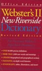Webster's II New Riverside Dictionary-Revised Edition