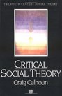Critical Social Theory Culture History and the Challenge of Difference