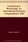 Computing in Musicology An International Directory of Applications