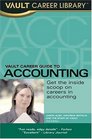 Vault Career Guide to Accounting Second Edition