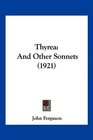 Thyrea And Other Sonnets