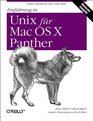 Einfuhrung In Unix Fur Mac Os X Panther