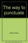 The way to punctuate
