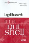 Legal Research in a Nutshell 10th