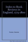 Index to Book Reviews in England