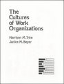 The Cultures of Work Organizations
