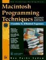 Macintosh Programming Techniques