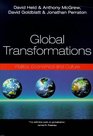 Global Transformations Politics Economics Culture