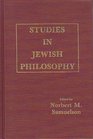 Studies in Jewish Philosophy