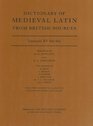 Dictionary of Medieval Latin from British Sources Fascicule XV SalSom