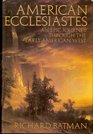 American Ecclesiastes The Stories of James Pattie