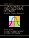 Management of Organizational Behavior Leading  Human Resources