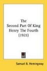 The Second Part Of King Henry The Fourth