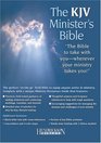 Holy Bible: King James Version Minister's, Black, Genuine Leather