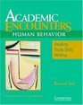 Academic Encounters   Reading Study Skills and Writing  Content Focus Human Behavior