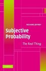 Subjective Probability  The Real Thing