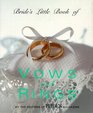 Bride's Little Book of Vows And Rings