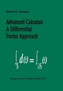 Advanced Calculus A Differential Forms Approach