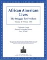 African American Lives American History Preliminary Edition Volume II