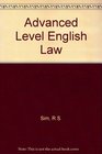 Advanced Level English Law