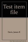 Test item file