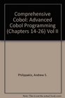 Comprehensive Cobol Advanced Cobol Programming  Vol II