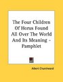 The Four Children Of Horus Found All Over The World And Its Meaning  Pamphlet