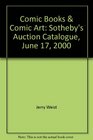 Comic Books  Comic Art Sotheby's Auction Catalogue June 17 2000