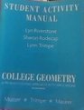 Student Activity Manual for College Geometry A Problem Solving Approach with Applications