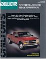 Chilton's General Motors Full-Size Trucks 1988-96 Repair Manual (Chilton's Total Car Care Series)