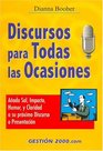 Discursos Para Todas Las Ocasiones