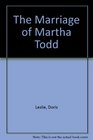 The Marriage of Martha Todd