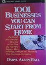 1001 Businesses You Can Start from Home
