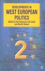 Developments in West European Politics 2