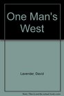 One Man's West