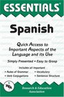 The Essentials of Spanish