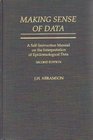 Making Sense of Data A SelfInstruction Manual on the Interpretation of Epidemiologic Data