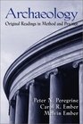 Archaeology Original Readings in Method and Practice